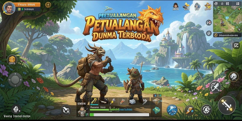 Gameplay seru dalam dunia terbuka 9N9N menunggu untuk dijelajahi.