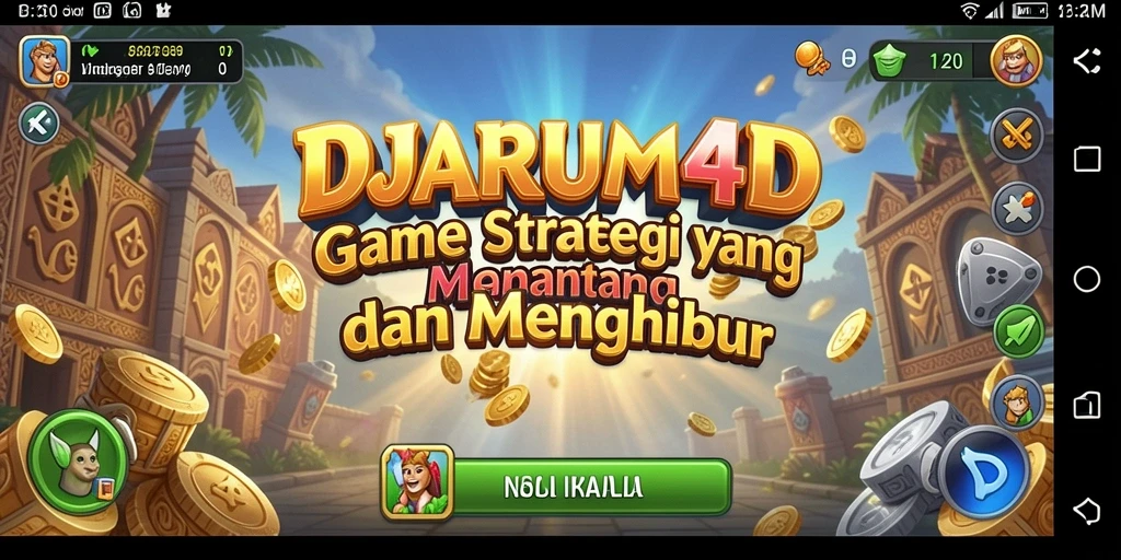 Screenshot gameplay <strong>DJARUM4D</strong> yang menunjukkan pembangunan kerajaan.