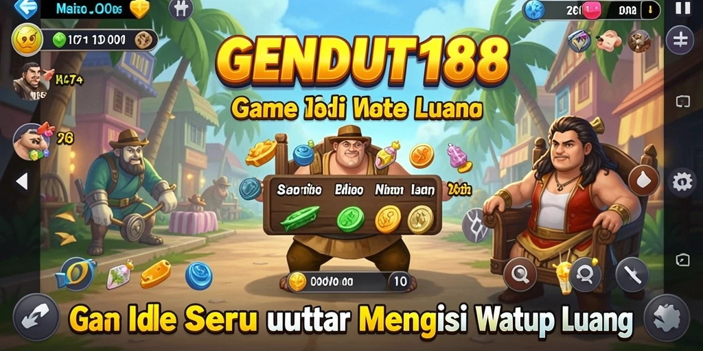 Tampilan gameplay GENDUT188 yang seru dan menarik di kategori Idle.