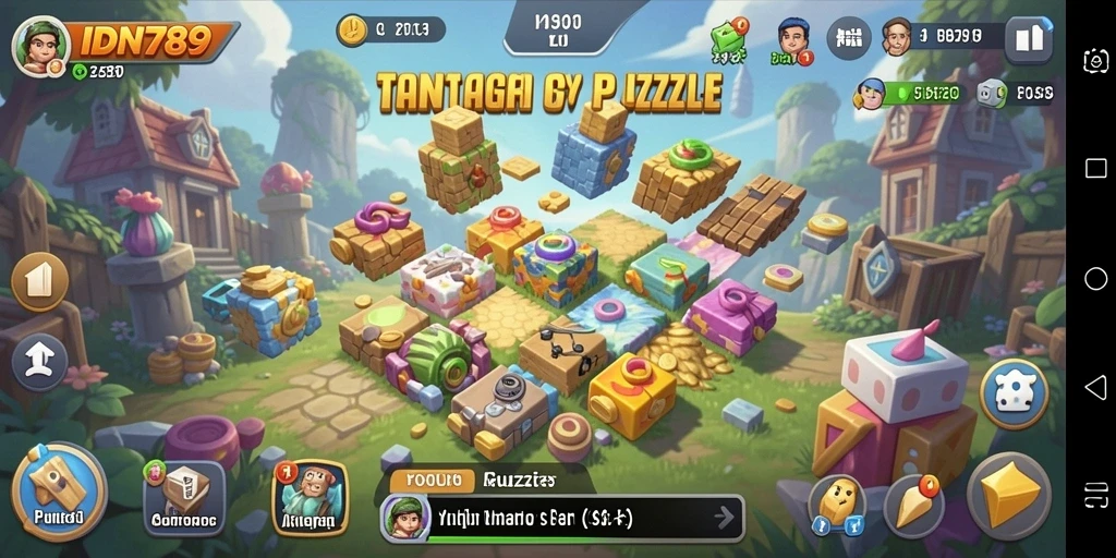 Tampilan gameplay IDN789 dengan berbagai teka-teki seru.