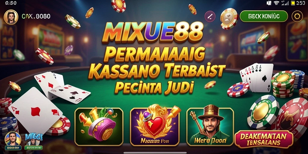 Aktivitas seru dalam permainan Kasino MIXUE88.