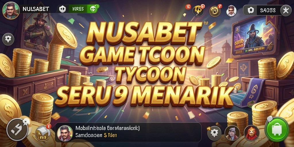 Screenshot utama NUSABET menampilkan pengalaman gameplay Tycoon yang mendebarkan.