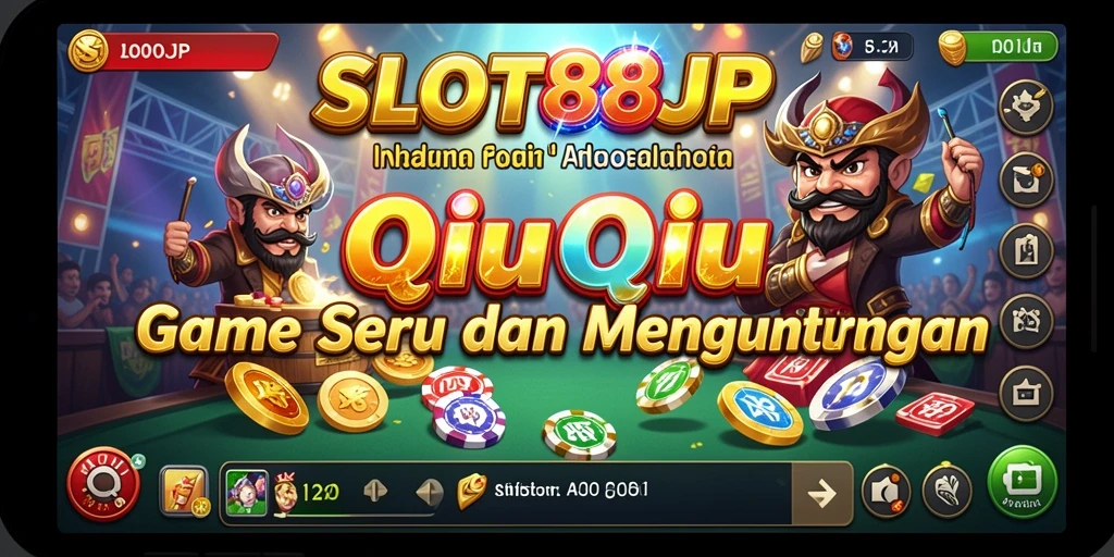 Screenshot SLOT88JP menampilkan aksi seru permainan QiuQiu.