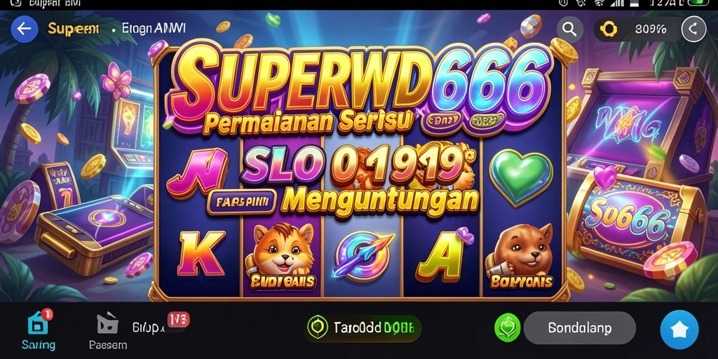 Screenshot gameplay menarik dari SUPERWD666 dengan tema slot yang menawan.