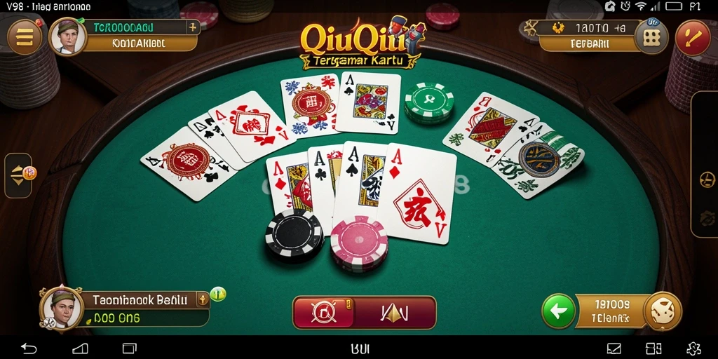 Gameplay menarik dari V98 dalam permainan QiuQiu.