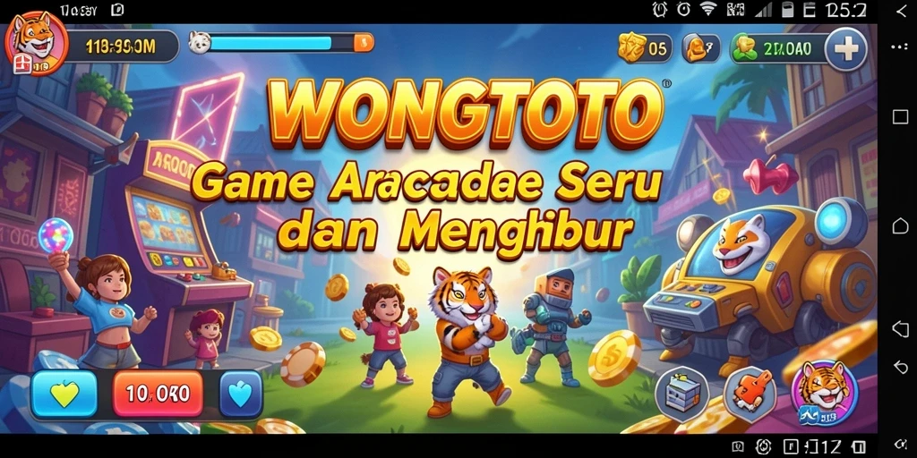 Tampilan gameplay seru WONGTOTO di level yang menantang.
